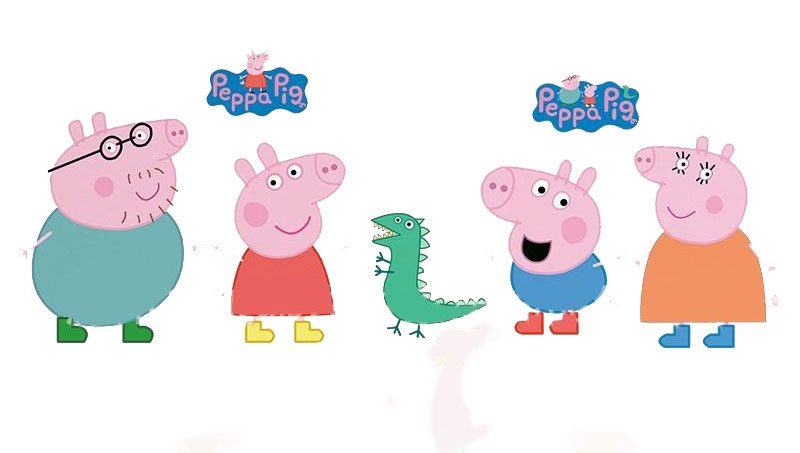 Peppa Pig Wall Stickers Carousel 1