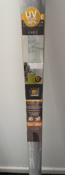 Caprice sunscreen roller blind - grey Carousel 2