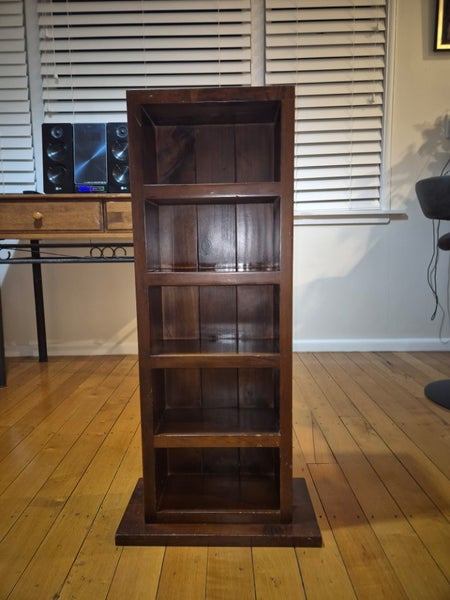 Wooden CD Rack Carousel 1