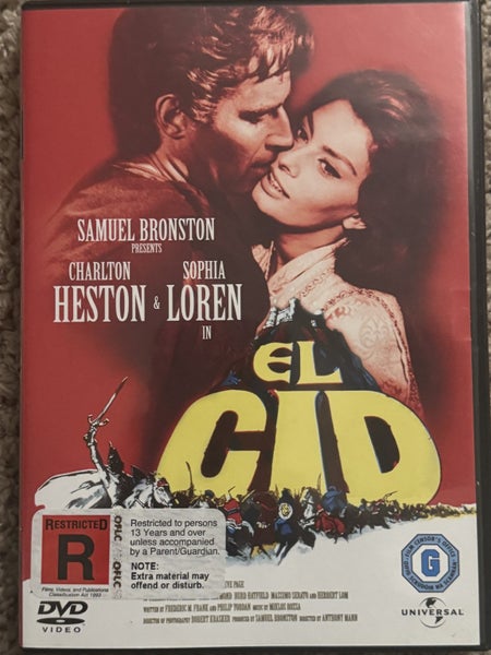 EL CID - CLASSIC MOVIE ON DVD Carousel 1