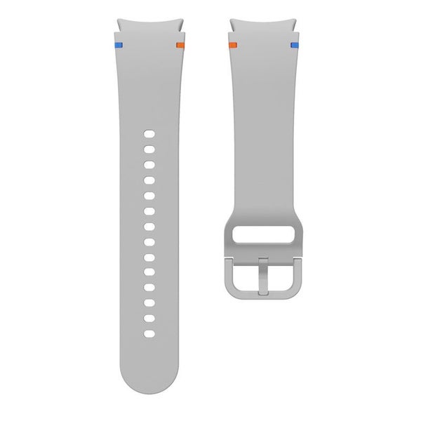 Samsung Galaxy Watch 4 40mm 44mm No Gap Sport Silicone Strap-Light Grey Carousel 6