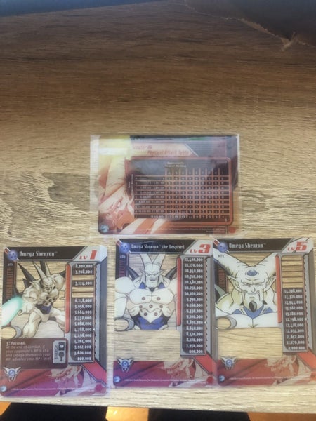 Omega Shenron Hi tech lvls 1,3&5 plus normal lvls 1-5 Carousel 1