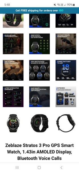 ZEBLAZE STRATOS 3 PRO GPS Carousel 5