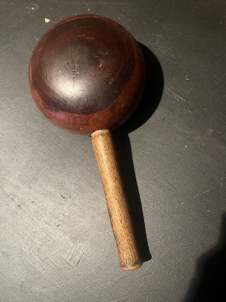 VINTAGE SADDLERS SADDLE MAKING LIGNUM VITAE MALLET TOOL Carousel 1