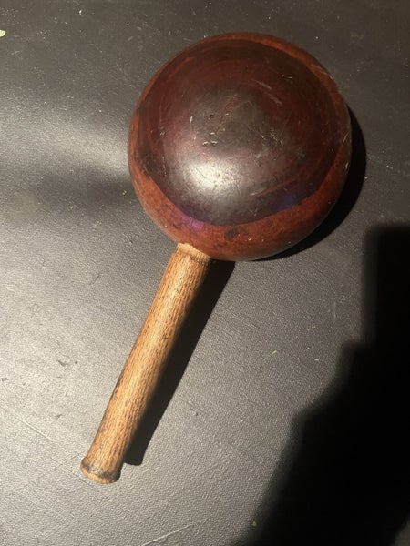 VINTAGE SADDLERS SADDLE MAKING LIGNUM VITAE MALLET TOOL Carousel 7