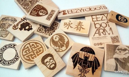 Bulk Blanks-Basswood Plywood 300x300x3mm Sheets for Laser Engraving (10 pcs) Carousel 7