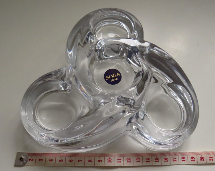GLASS TEALIGHT CANDLE HOLDER - SOGA, JAPAN Carousel 4