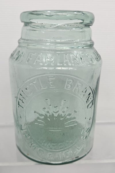 Thistle Brand Dunedin pictorial rolled top jam jar Carousel 1