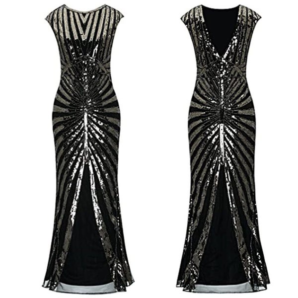 Maxi Dress Ball Evening Flapper Dresses Womens Clothing Size 12 Carousel 1
