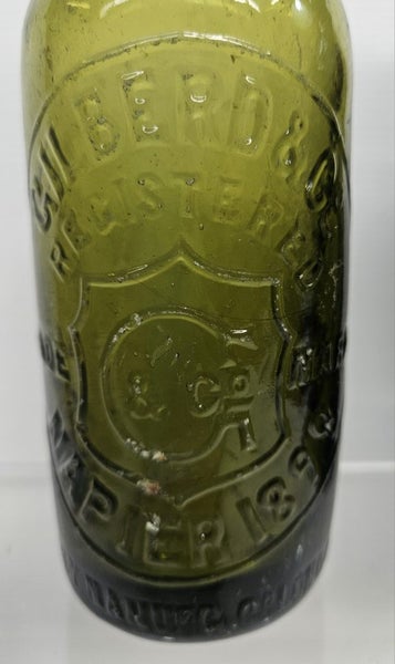 2 x Gilberd & Co Napier internal thread bottles - 1898 & 1900 Carousel 2
