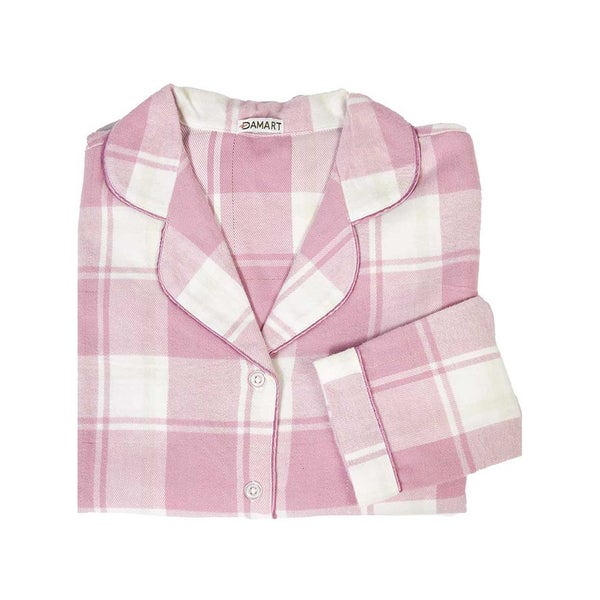Flannelette PJ's - Size 10 - Rose Check629337281239051124