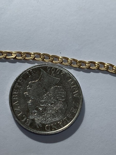 10kt Gold Curb 55cm Italy Chain By Michael Hill Carousel 10