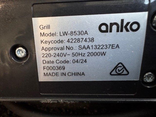 Anko Grill Machine Carousel 3
