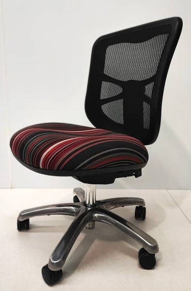 Office Task Chairs, Patterned Fabric Seat (Used) Carousel 2