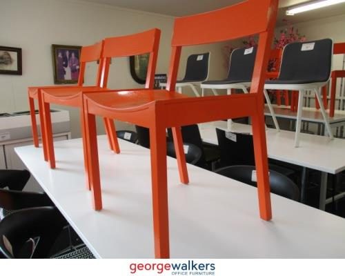 PR5787 Orange Wood Timber Chair Carousel 1