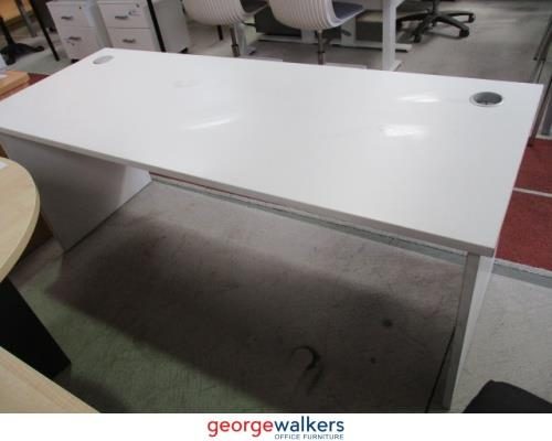 PR5781 White Straight Desk Carousel 1