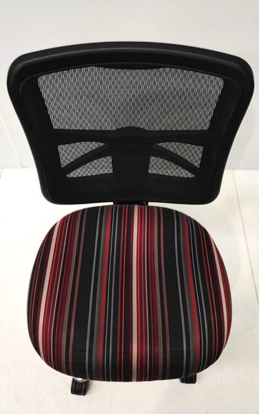 Office Task Chairs, Patterned Fabric Seat (Used) Carousel 7