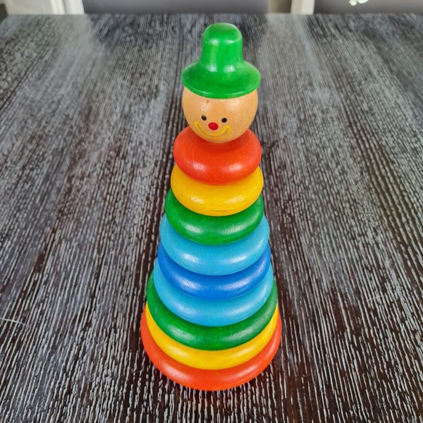 CHILDRENS Wooden Stackers Carousel 1