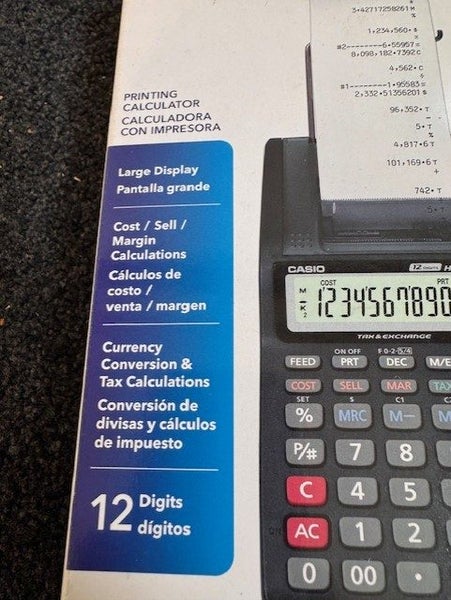 Casio Printing Calculator Carousel 2