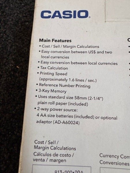 Casio Printing Calculator Carousel 3