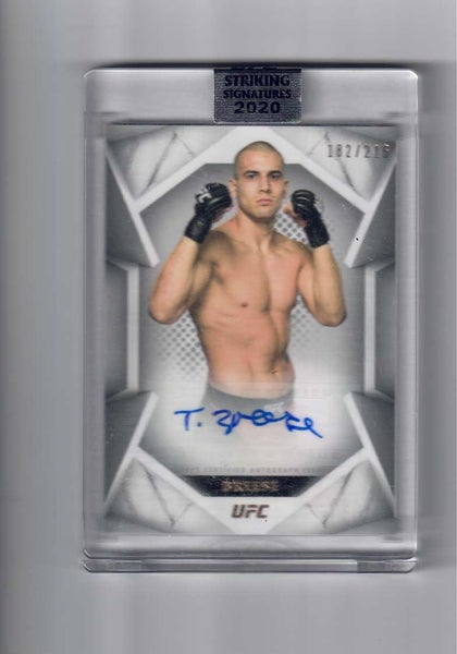 Tom Breese - Striking Signatures /216 - 2020 Topps UFC Carousel 1