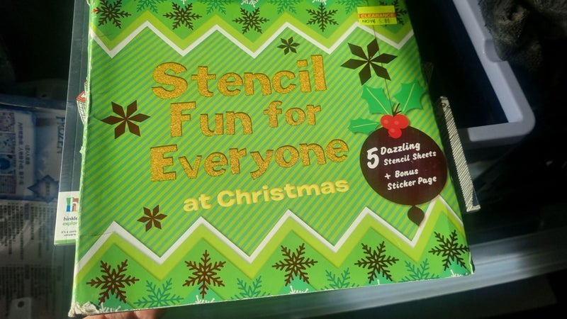$1 Res Stencil fun for Everyone at Christmas Carousel 1