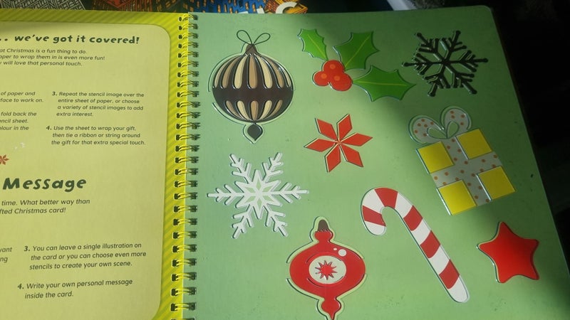 $1 Res Stencil fun for Everyone at Christmas Carousel 2