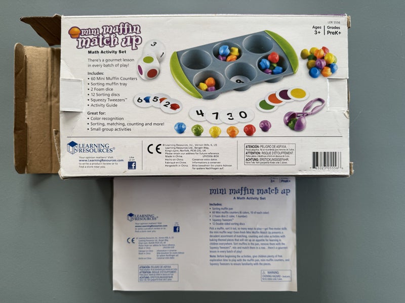 LEARNING RESOURCES Mini Muffin Match Up Carousel 3
