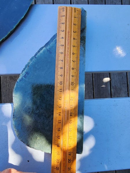 NZ Jade Pounamu Rock Slices $1 Reserve Carousel 8