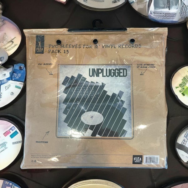 PVC Sleeves for 12" Vinyl Records -25 pack Carousel 1