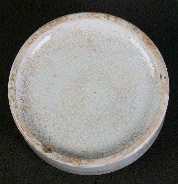 Fantastic Early Victorian Period c1870s Anchovy Paste Pot Lid & Base Carousel 4