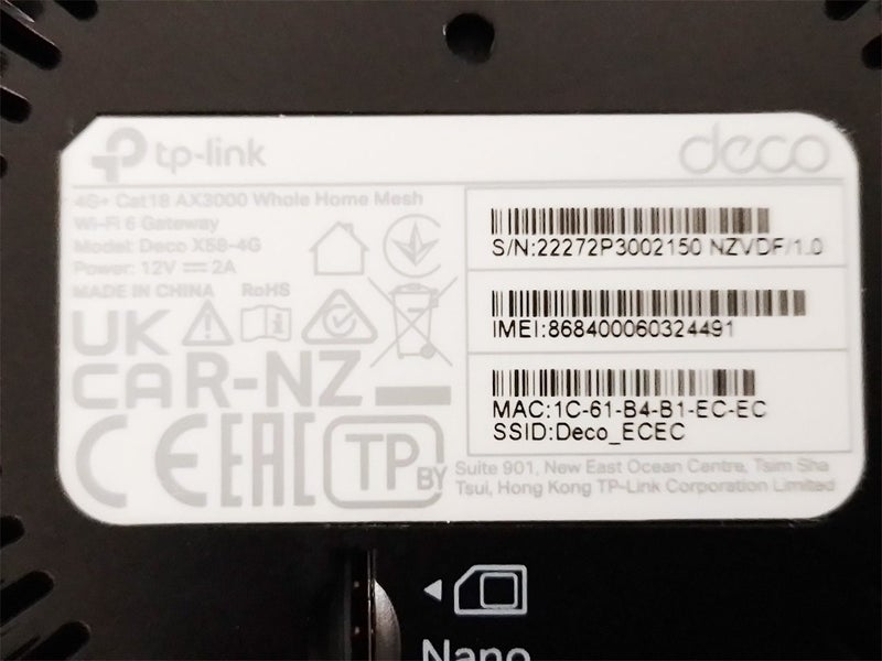 TP Link Deco X58-4G+ Cat 18 AX3000 Whole Home Mesh WiFi 6 Gateway - WiFi router Carousel 4