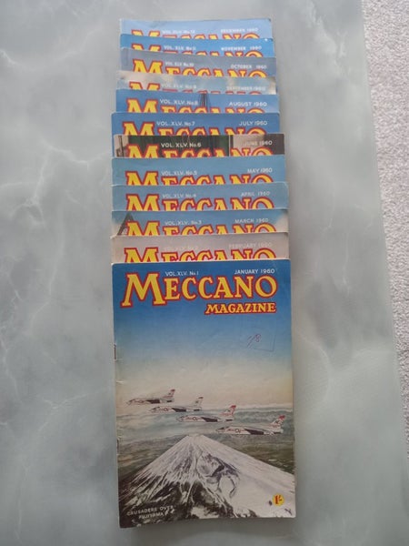 1960 MECCANO MAGAZINES 1960 Full set (12) Carousel 2
