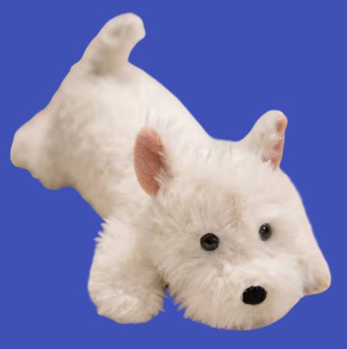 Largish therapy weighted sensory west highland terrier dog 53 cm long excl tail Carousel 1