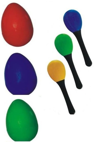 CHICKEN SHAKE, plastic Egg Shakers (maracas) Carousel 1