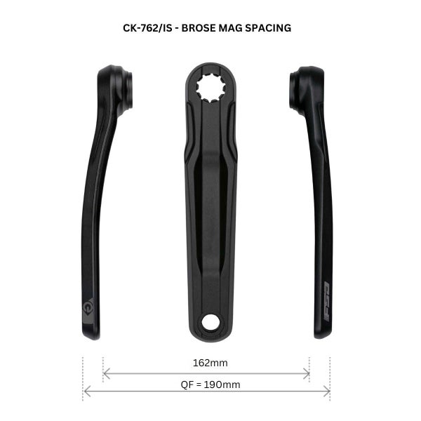 FSA ISIS Spline E Bike Cranks Ck 762/Is Bosch G4 / Yamaha Pwx Carousel 5
