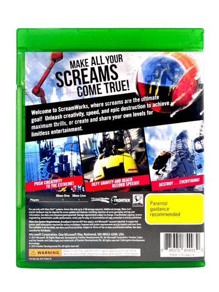 SCREAMRIDE (Scream Ride) Xbox One *MINT COMPLETE* Carousel 2