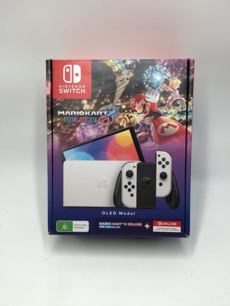 * White Nintendo Switch OLED Console BOXED! * Carousel 1