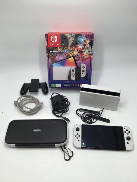 * White Nintendo Switch OLED Console BOXED! * Carousel 2
