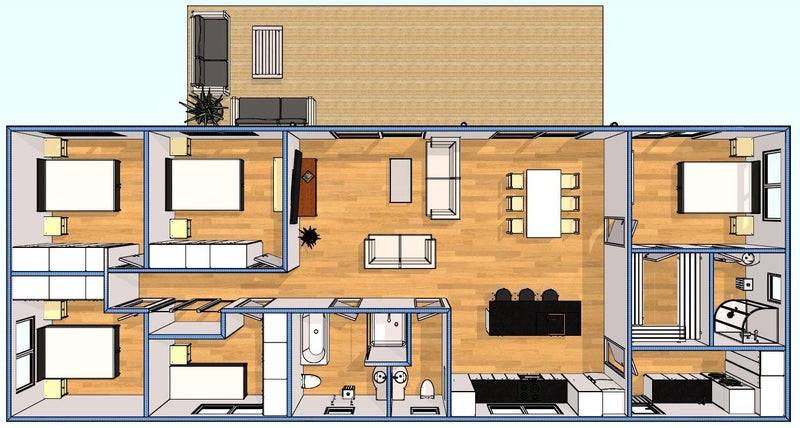 Transportable Home 138m² 5 Bedroom + Ensuite Carousel 2