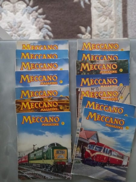 MECCANO MAGAZINES 1963 (12) + 1964 (2) Carousel 1
