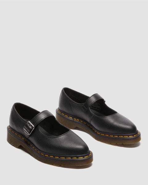 Dr. Martens Elphie Mary Jane Virginia - Black Carousel 1