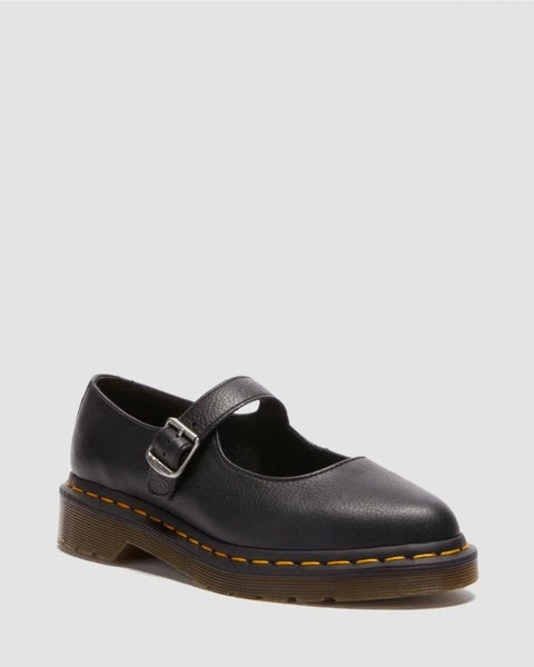 Dr. Martens Elphie Mary Jane Virginia - Black Carousel 2