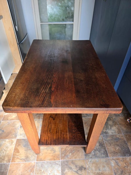 Vintage kitchen table / butchers block / island. Solid wood Carousel 1