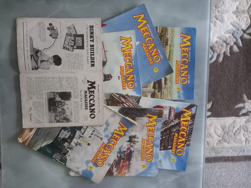 1962 MECCANO MAGAZINES (6) + 1953 (1) Carousel 1