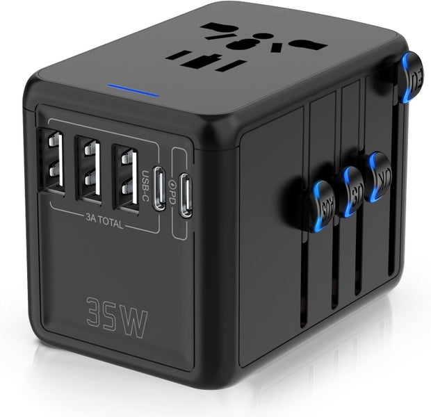 PD 35W Universal Travel Adapter (Black) Carousel 1