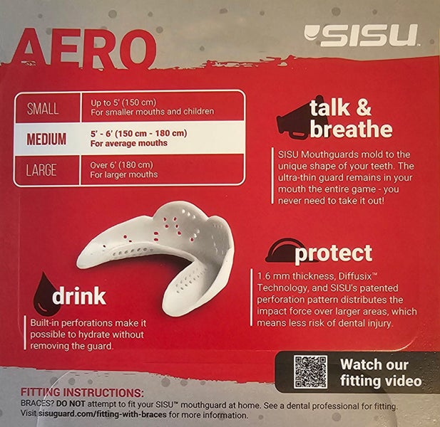 Mouth guard SISU Aero Medium Mouthguard - Pink- Skateboarding & Other Sports Carousel 4