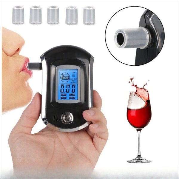 Portable Digital Alcohol Breathalyser Personal Breath Breathtester LCD Tester Carousel 1