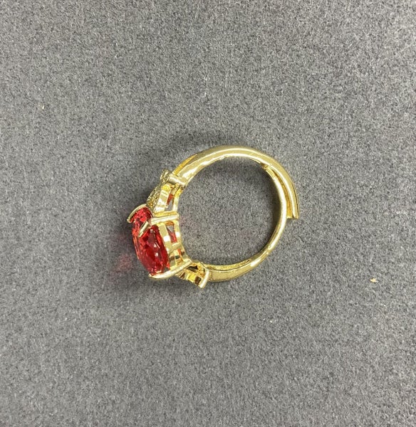 Red Rhinestone & Crystal Ring Carousel 4