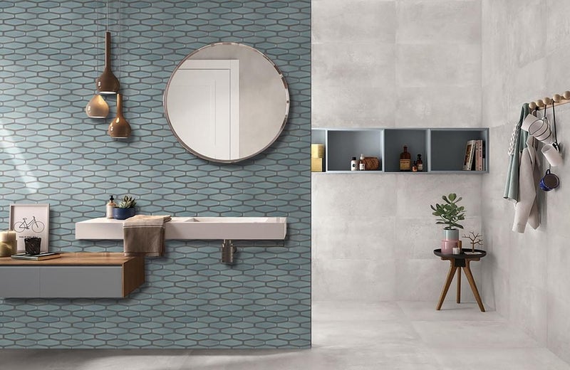 Mosaic Tiles - Stretched Hex Bianco 253x293mm Carousel 6